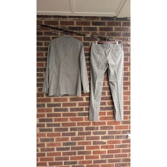 J.Crew Somelos Ludlow Slim Cotton Unstructured Men’s Suit -Grey-Size 40L (33x34)